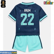 Deutschland David Raum #22 Auswärts Trikotsatz Kinder WM 2026 Kurzarm (+ Kurze Hosen)